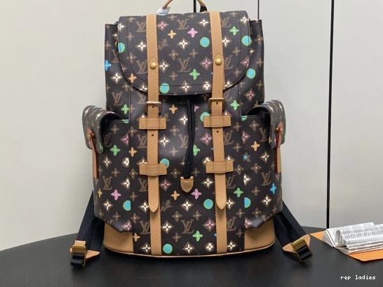 Cheap VUITTON LOUIS CHRISTOPHER Backpack-41*48*13CM 0820